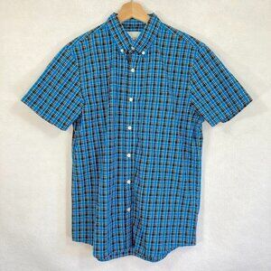 American Eagle Men's Shirt Button Down Lightweight Back To School Classic Dad M